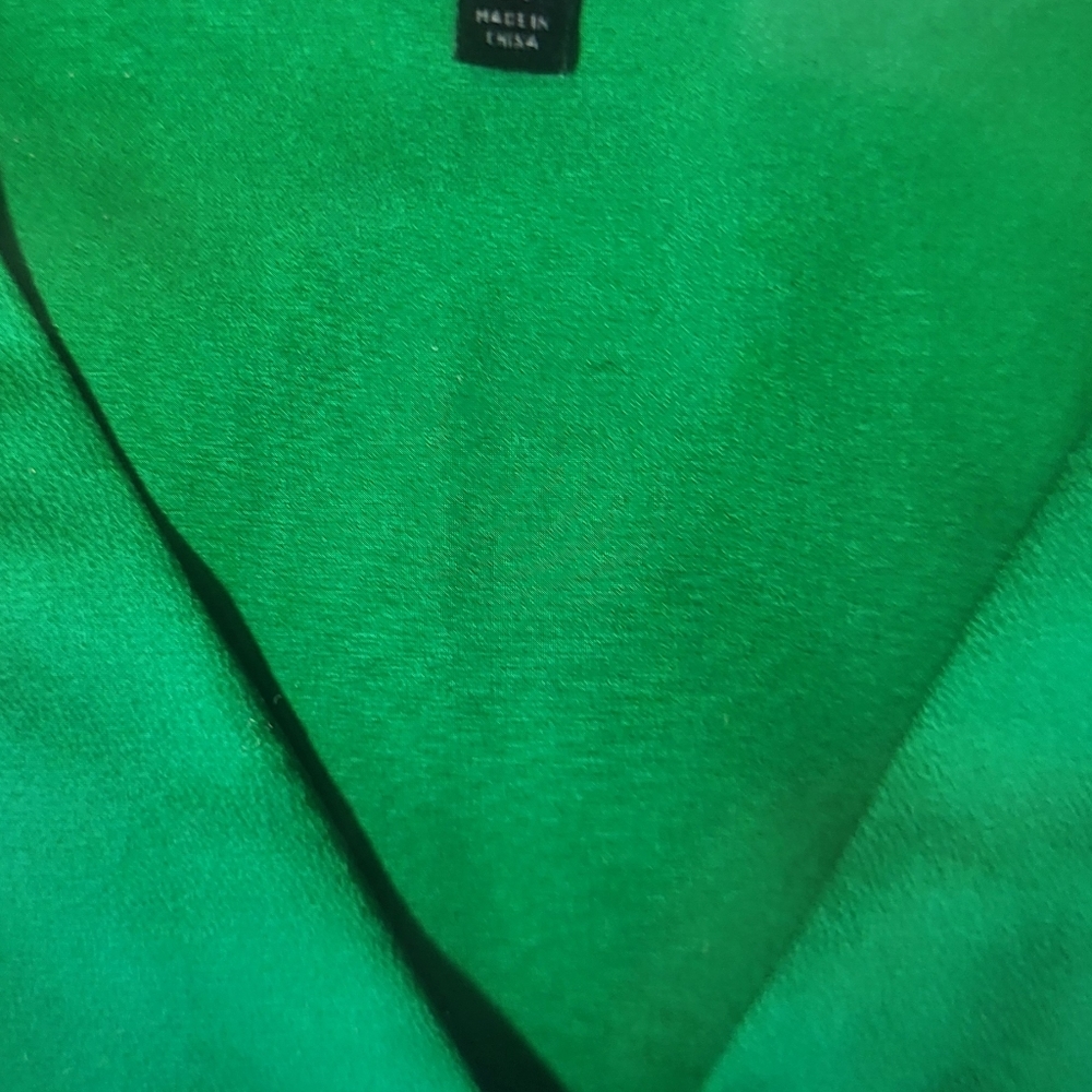 Banana Republic Green Wrap Midi Silk Sleeveless Dress NWT - Picture 7 of 11